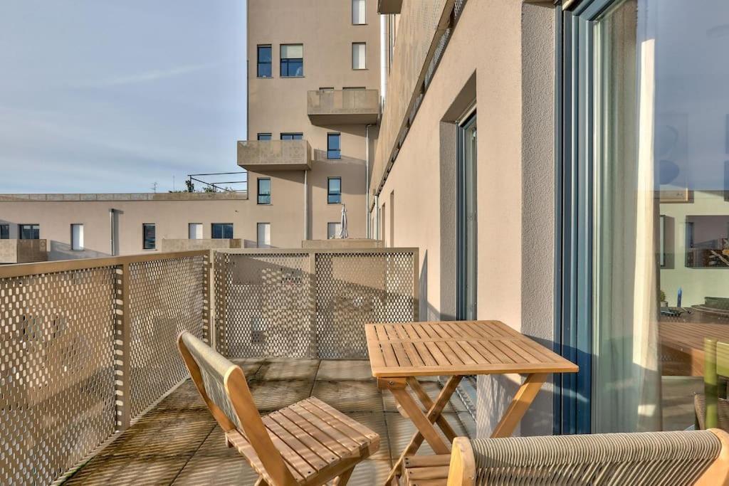 Charmant Appartement Neudorf Ouest Strasburg Zewnętrze zdjęcie
