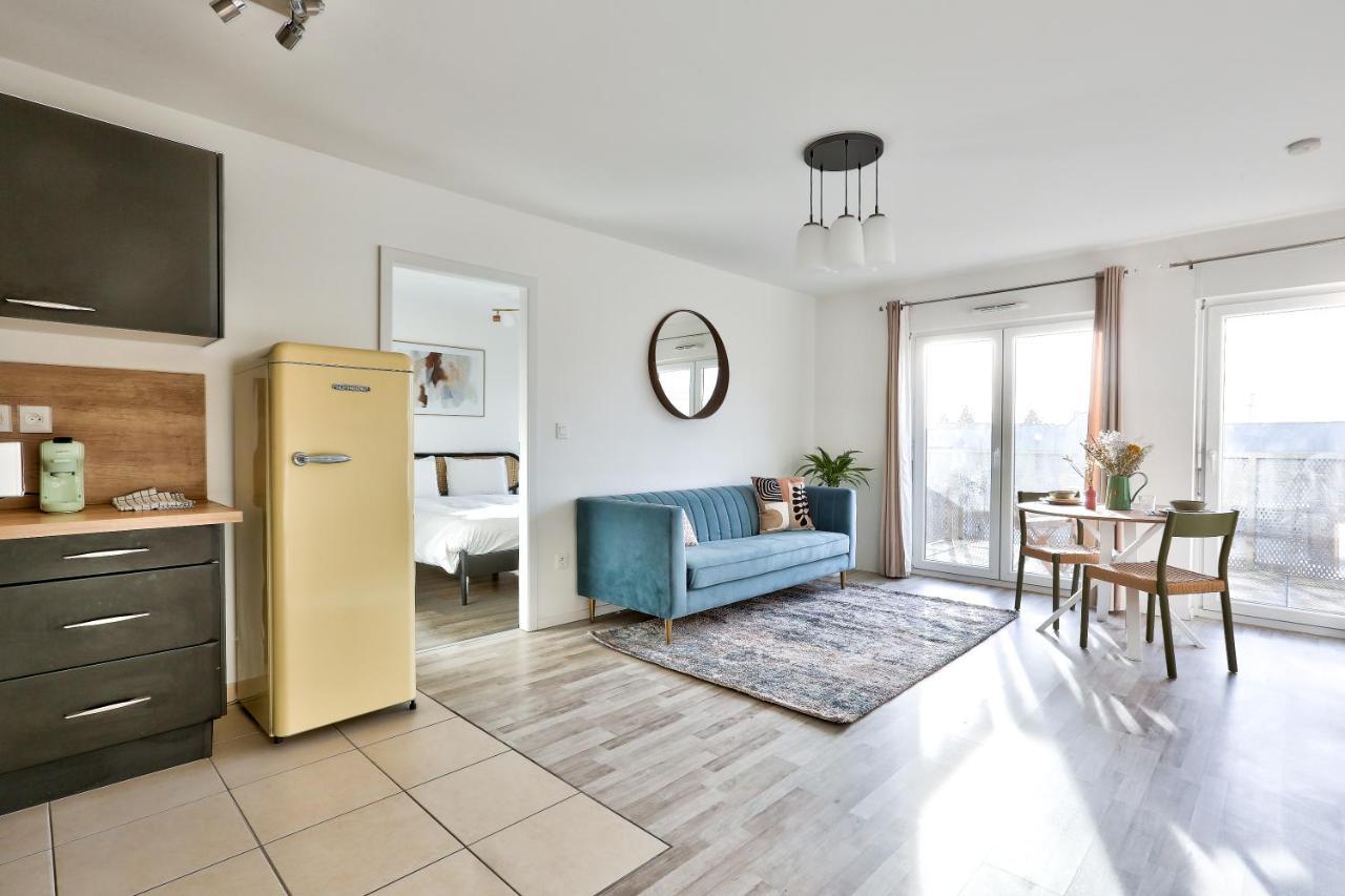 Charmant Appartement Neudorf Ouest Strasburg Zewnętrze zdjęcie
